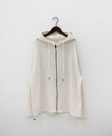 コージーフードジップアップ/Cozy Hood Zip-Up (3color)