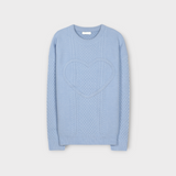ASCLO Heart Cable Round Knit (4color)