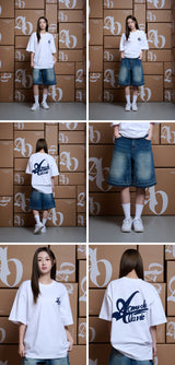 [24SS] BIG LOGO 2 PRINTING SHORT SLEEVE T-SHIRT PINK