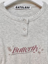 バタフライTシャツ/BUTTERFLY T-SHIRT