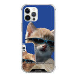 selfie blue cat case