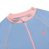 スモールチェリージップアップラッシュガード / SMALL CHERRY ZIP-UP RASHGUARD [SKY]