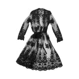 レースローブ / BLACK LACE ROBE