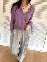 [S,M,L] Katet Pintuck Wide Training Pants