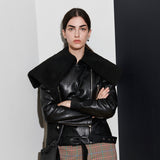 [UNISEX] LOGAN RIDER JACKET, BLACK (6626786476150)