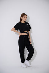 スクエア バックル ショート スリーブ Tシャツ / TOP(9367) Square Buckle Short Sleeve T