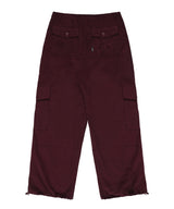 [NF] CORDUROY CARGO STRING PANTS (BURGUNDY)_F23ZC861