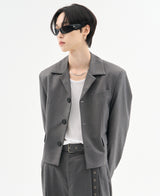 ロンドスリーボタンブレザー / [自主製作] Lond three button blazer (2 color)