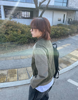 two-tone suede jacket 