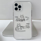 Happy Cat Rush around Phone Case 