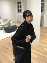 Verliebt high neck long coat