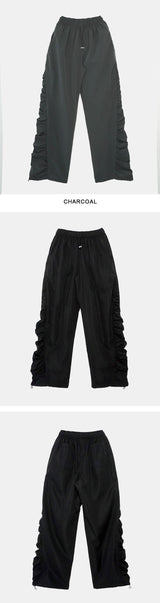 サイドシャーリングストリングパンツ