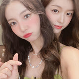 パステルモーメントデイジーネックレス