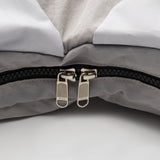 Knotted Shoulder Bag (Nylon-Silver)