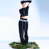 カットアウトクロップTシャツ / 222 Cutout crop t