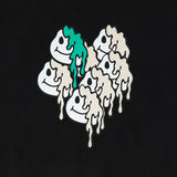 ハートプリンティングパーカー/HEART PRINTING HOODIE-BLACK