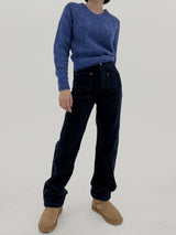 スリムコーデリュロイブラッシュパンツ / Slim corduroy brushed pants (2color)