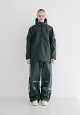 WDフューチャーリフレクティブトラックパンツ / BSR2223FWPT041 WD FUTURE REFLECTIVE TRACK PANTS CHARCOAL