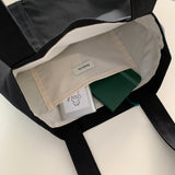 Oxford simple line bag - black