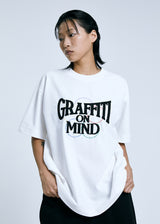 STITCH LOGO SHORT SLEEVE T-SHIRT_WHITE