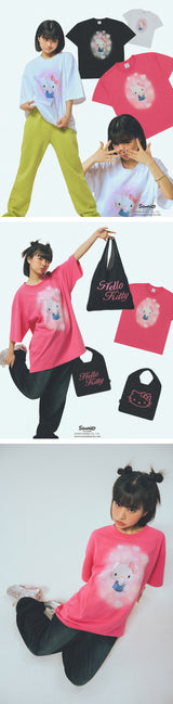 Sanrio HELLO KITTY 3D アートワークショートスリーブTシャツ