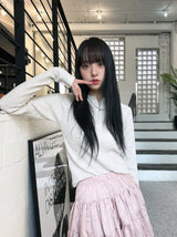 freesia shirred skirt