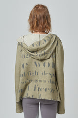 Oversized hood zip up_mustard (6676832551030)