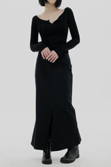 マーメイドロングスカート / Mermaid Long Skirt (4color)