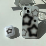 Black Blur Star Phone Case_matt