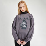 Gungirl sweat-shirt [Charcoal] (6610313085046)