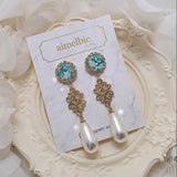 アクアマリンプリンセスピアス / Aquamarine Princess Piercing