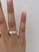 (silver925) Volume open ring