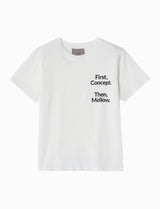 W14 ホワイトコンセプトベーシックTシャツ