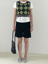 Scottish fish knit vest