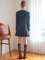MARIE BASIC ROUND JACKET_NAVY (6580082212982)