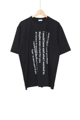 ウィッシュレタリングオーバー半袖Tシャツ / Wish Lettering Over Short Sleeve T-shirt