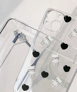 ハートライスボールキャットケース/. Heart rice ball cat case