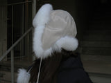 Fox fur hat