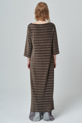 Stripe maxi dress_khaki (6676852441206)