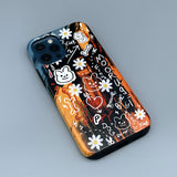 Collage Sketch Bumper Case (ORANGE) (6660045766774)