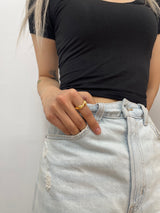 no.43リング / no.43 ring gold (#13 size)