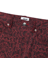 PYTHON BOOTSCUT PANTS RED(CV2DFFPA08A)