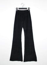 ベルベット ブーツカット トレーニングパンツ / Velvet Boot Cut Training Pants (4color)