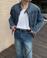 HD カウンティースリットデニムジャケット
