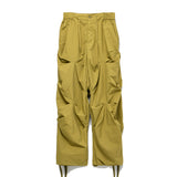 クリースナイロンバンディングパンツ / CREASE NYLON BANDING PANTS_OLIVE GREEN