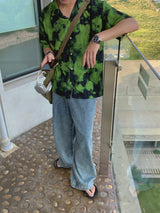 Tension Mold Hawaiian Short Sleeve Shirt (2color)