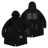 DV FISHTAIL PARKA PATTERN / GREY / BLACK (4627774767222)