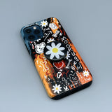 Collage Sketch Bumper Case (ORANGE) (6660045766774)