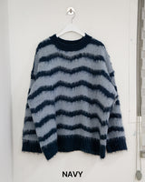 Wave Mohair Knit