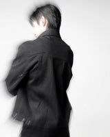 NEW TYPE GUNDAM JACKET IN BLACK DENIM (TURKIYE FABRIC)